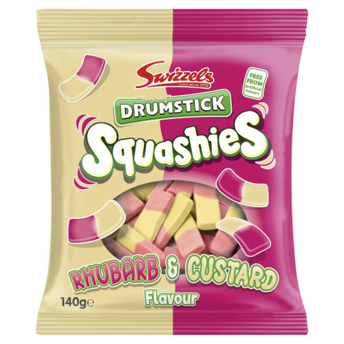 SQUASHIES RHUBARB CUSTARD 1x12x120G PMP &Acirc;&pound;1.15