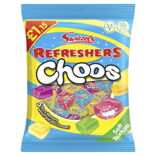 SWIZZELS REFRESHERS CHOOS 1x12x115G PMP &Acirc;&pound;1.15