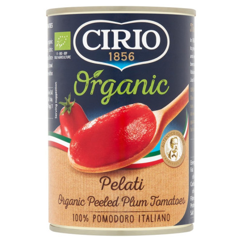 CIRIO PEELED PLUM TOMATO 1x12x400G PMP &Acirc;&pound;1.19