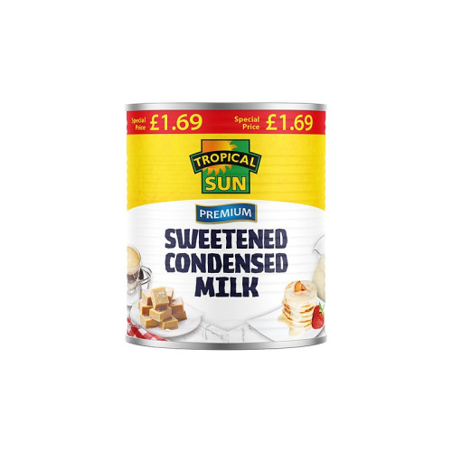 TROPICAL SUN PREMIUM SWEETENED CONDENSED MILK 1x12x397G PMP &Acirc;&pound;1.69