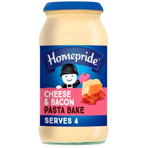 HOMEPRIDE PASTA BAKE CHEESE AND BACON 1x6x485G