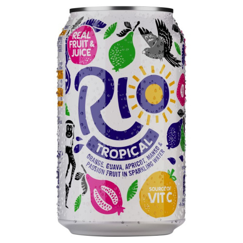 RIO TROPICAL CAN 1x24x330ML PMP &Acirc;&pound;0.85