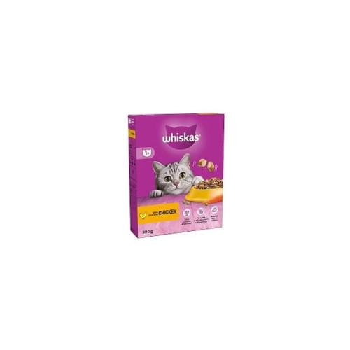 WHISKAS 1+ CHICKEN DRY CAT FOOD 1x6x300G
