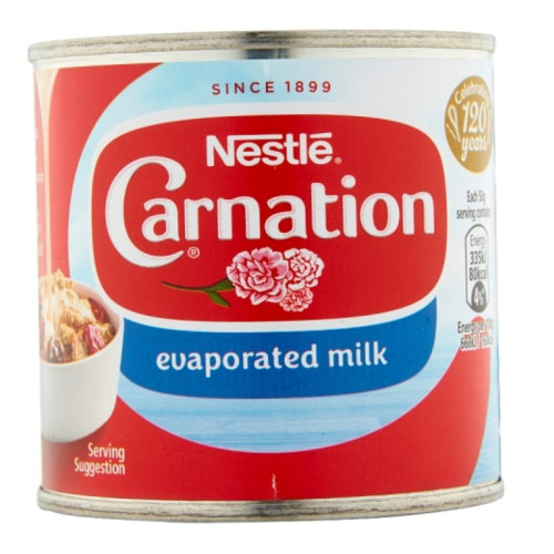 NESTLE CARNATION EVAPORATED MILK 1x12x410G PMP &Acirc;&pound;1.59