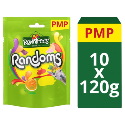 ROWNTREES RANDOMS BAG 1x10x120G PMP &Acirc;&pound;1.25
