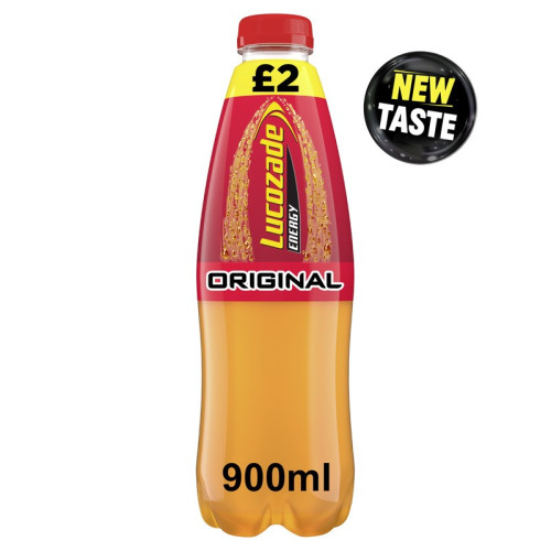 LUCOZADE ENERGY ORIGINAL BOTTLE 1x12x900ML PMP &Acirc;&pound;2