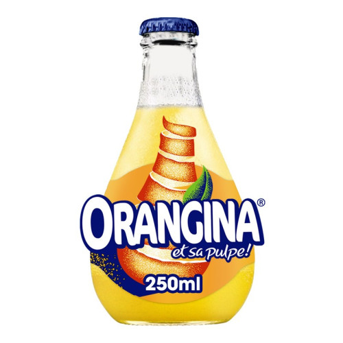 ORANGINA ORANGE BOTTLE 1x12x420ML PMP &Acirc;&pound;1.29
