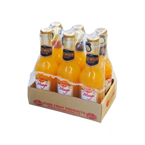 SHEZAN JUICE MANGO 6 PACK BOTTLE 1x250ML