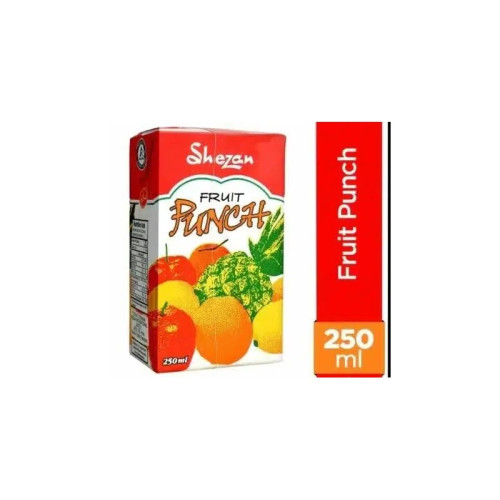 SHEZAN JUICE FRUIT PUNCH 6 PACK CARTON 1x250ML