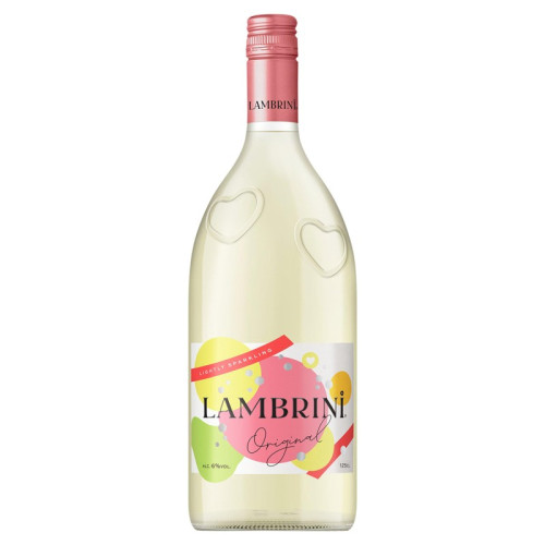 LAMBRINI LIGHTLY SPARKLING ORIGINAL WHITE WINE BOTTLE 1x1.25L
