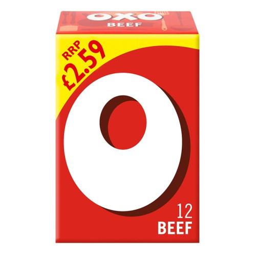 OXO BEEF STOCK CUBES 1x12x71G PMP &Acirc;&pound;2.59