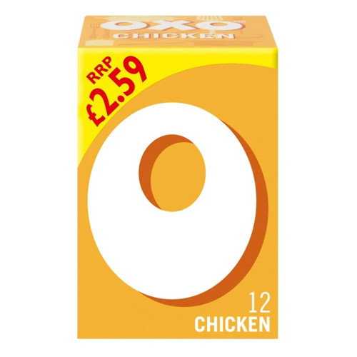 OXO CHICKEN STOCK CUBES 1x12x71G PMP &Acirc;&pound;2.59