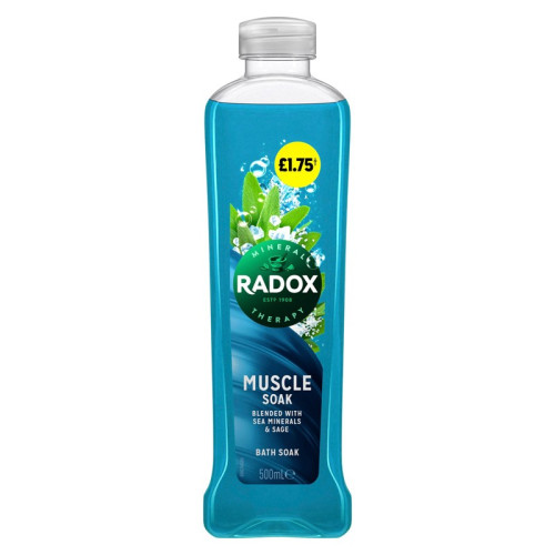 RADOX MUSCLE THERAPY BATH SOAK 1x6x500ML PMP &Acirc;&pound;1.75