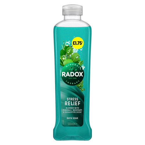 RADOX STRESS RELIEF BATH SOAK 1x6x500ML PMP &Acirc;&pound;1.75
