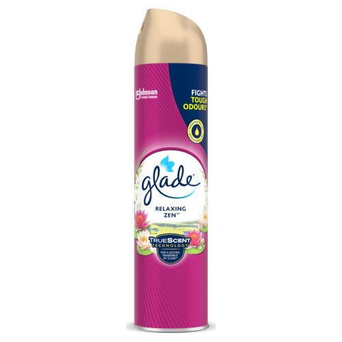 GLADE TRUESCENT AEROSOL RELAX ZEN AIR FRESHNER 1x12x300ML