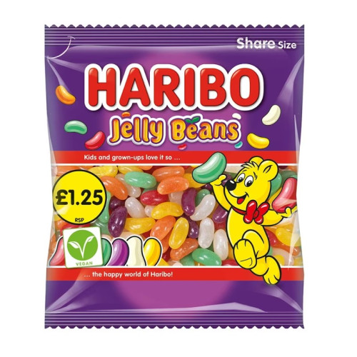 HARIBO JELLY BEANS SWEETS 1x12x140G PMP &Acirc;&pound;1.25