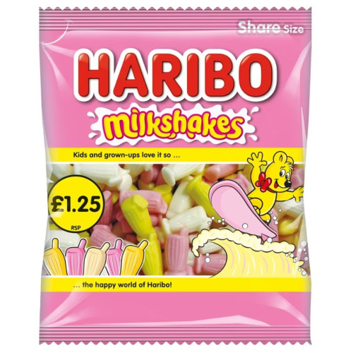 HARIBO MILKSHAKE SWEETS 1x12x140G PMP &Acirc;&pound;1.25