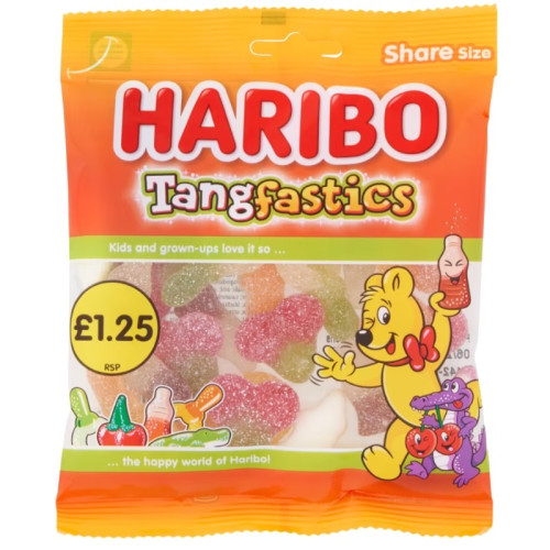 HARIBO TANGFASTICS 1x12x140G PMP &Acirc;&pound;1.25