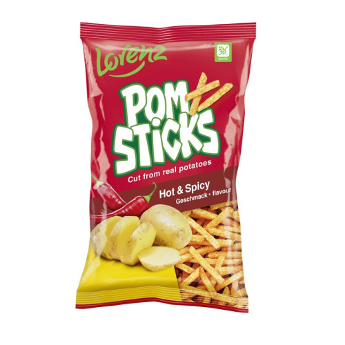 LORENZ HOT SPICY CRISPS 1x14x85G