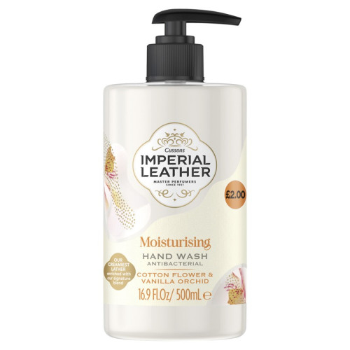 IMPERIAL LEATHER MOISTURISING HAND WASH 1x6x500ML PMP &Acirc;&pound;2