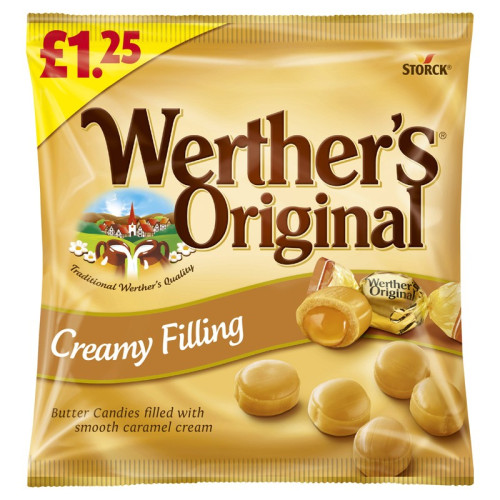 WERTHERS ORIGINAL CREAM FILLINGS 1x12x110G PMP &Acirc;&pound;1.25