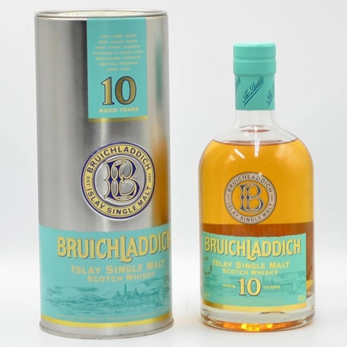 BRUICHLADDICH PORT CHARLOTTE 10 YEAR WHISKY BOTTLE 6x70CL