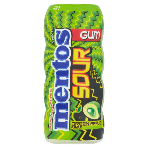 MENTOS SOUR GREEN APPLE CHEWING GUM 1x10x30G