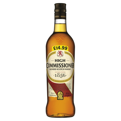 HIGH COMMISSIONER BLENDED WHISKY BOTTLE 1x70CL PMP &Acirc;&pound;16.99