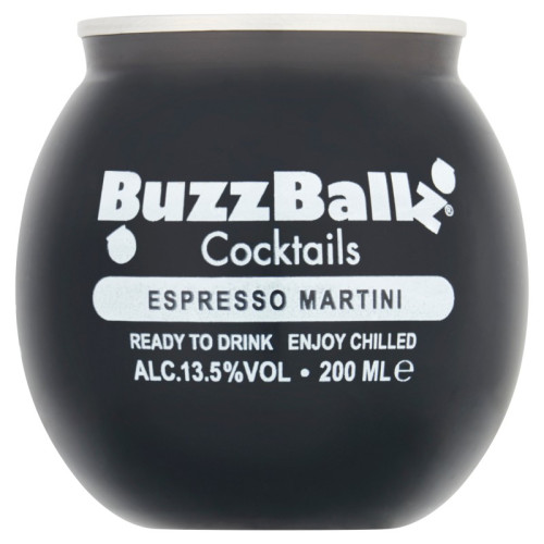 BUZZBALLZ ESPRESSO MARTINI READY TO DRINK CAN 1x12x200ML
