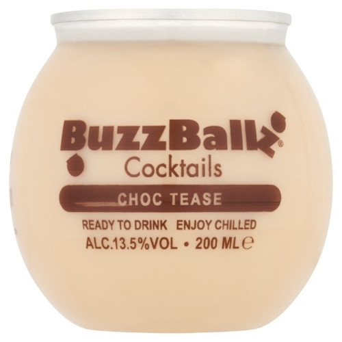 BUZZBALLZ CHOCOLATE TEASE READY TO DRINK CAN 1x12x200ML