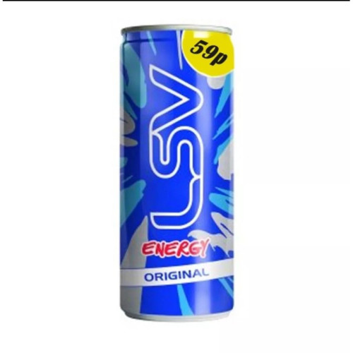 LSV ENERGY CAN 1x24x250ML PMP &Acirc;&pound;0.59