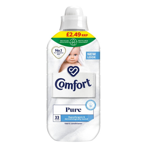 COMFORT PURE FABRIC CONDITIONER 1x8x990ML PMP &Acirc;&pound;2.49