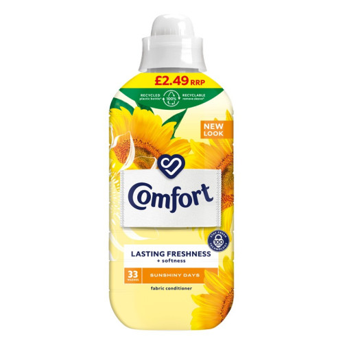 COMFORT SUNSHINY DAYS FABRIC CONDITIONER 1x8x990ML PMP &Acirc;&pound;2.49
