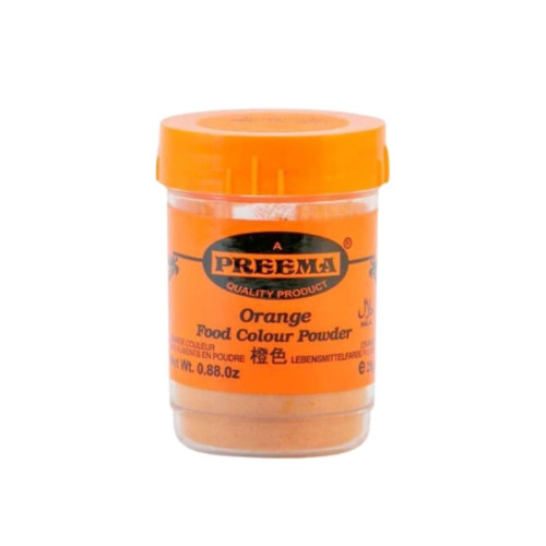 PREEMA DEEP ORANGE FOOD COLOUR POWDER 1x12x25G