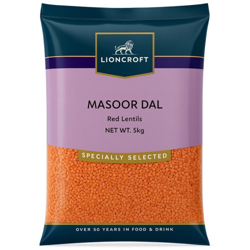 LIONCROFT RED SPLIT LENTILS 1x5KG
