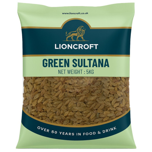 LIONCROFT CHINESE GREEN SULTANA 1x5KG