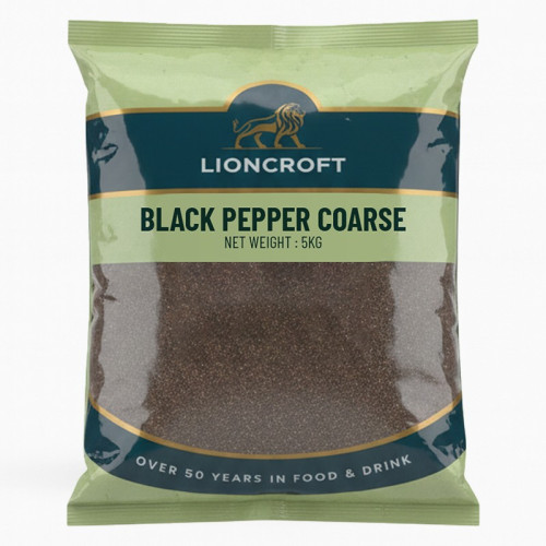 LIONCROFT BLACK PEPPER COARSE 2x5KG