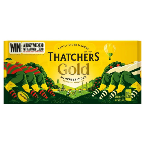 THATCHERS GOLD CIDER CAN 1x10x440ML