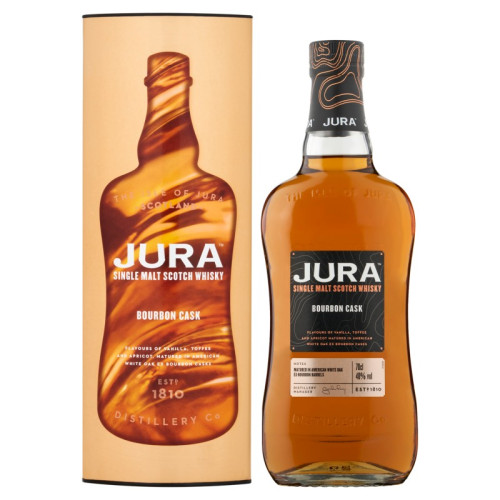 JURA CASK SINGLE MALT BOURBON SCOTCH WHISKY BOTTLE 1x70CL