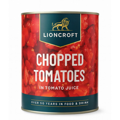 LIONCROFT CHOPPED TOMATOES TIN 6x2.5KG