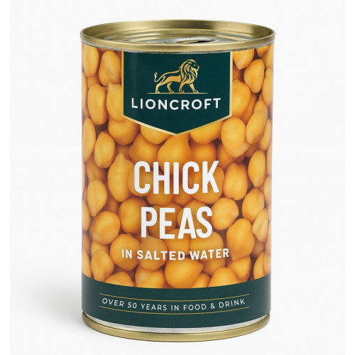 LIONCROFT CHICK PEAS TIN 1x12x400G