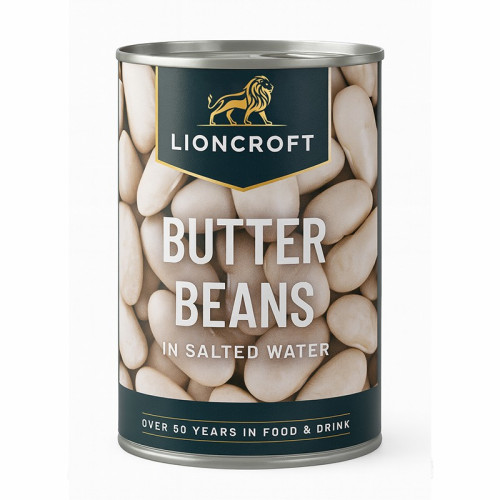 LIONCROFT BUTTER BEANS TIN 1x12x400G