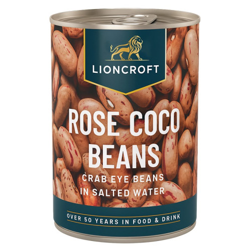 LIONCROFT ROSE COCO BEANS TIN 1x12x400G