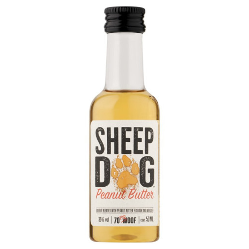 SHEEP DOG PEANUT BUTTER WHISKEY BOTTLE 1x12x5CL