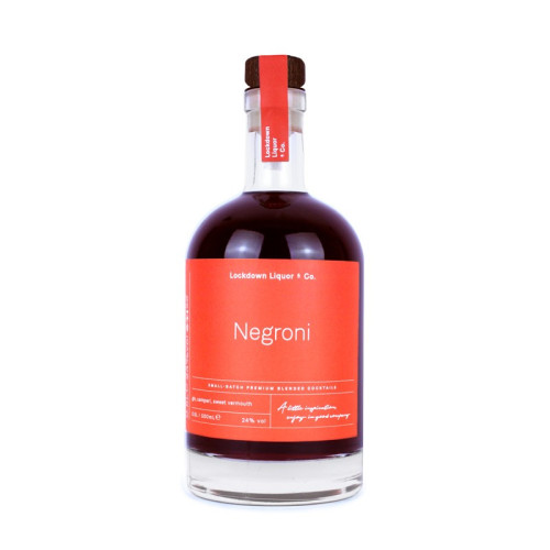 LOCKDOWN LIQUOR NEGRONI READY TO DRINK BOTTLE 1x200ML
