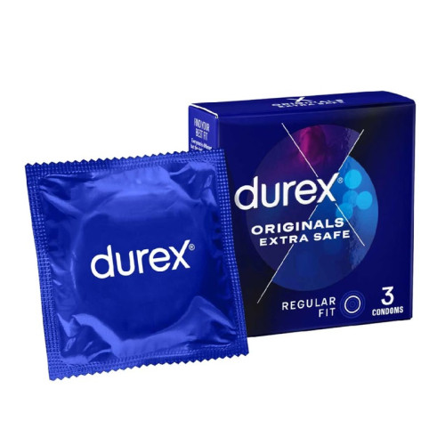DUREX EXTRA SAFE CONDOMS 1x6x3s