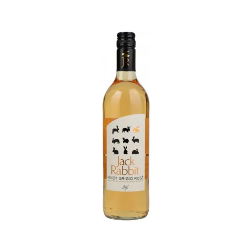JACK RABBIT ROSE PINOT GRIGIO WHITE WINE BOTTLE 1x75CL
