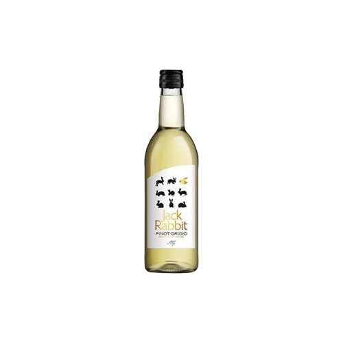 JACK RABBIT PINOT GRIGIO WHITE WINE BOTTLE 1x12x187ML