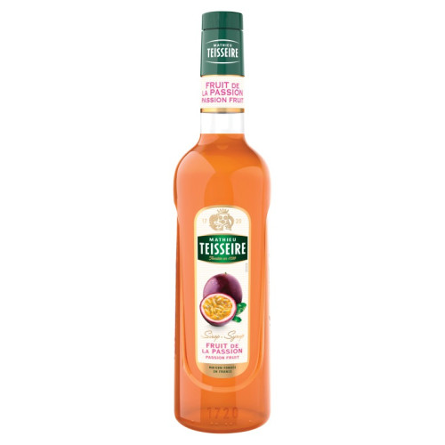TEISSEIRE SYRUP PASSIONFRUIT BOTTLE 1x700ML