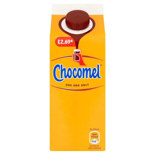 CHOCOMEL MILK CHOCOLATE CARTON 1x6x750ML PMP &Acirc;&pound;2.69